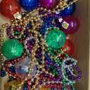 Sasylvia 12 Pcs LED Disco Ball Necklaces Light up Bead Necklaces 70s Disco Party Favors Glow in The Dark Bead Jewelry Costume Accessories for New Year Party Dance Supplies(Multicolor)