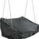 Outdoor Hanging Porch Swing Cover, 62x27.5 Oxford Waterproof Swing Cover | Durable Hanging Patio Swing Cover with Zipper, Velcro, Buckle, Drawstring, Tear Resistant, All Weather Protected, Easy to Use
