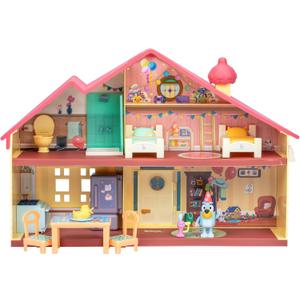 Bluey Celebration Home Playset  Birthday Party House with 11 Removable Furniture & Accessories, Includes Exclusive Birthday Figure, Imaginative Play Toy for Kids, Ages 3+