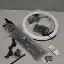 13" Selfie Ring Light with 76" Tripod Stand & 3 Phone Holder, LED Camera Ringlight with 48 RGB Colors Modes & Musical Rhythm Mode and 12 Brightness Dimmable for Makeup/Photography/Videos/Vlog/TikTok