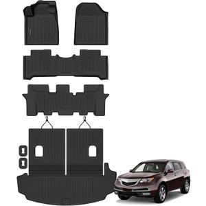 Floor Mats & Trunk Mat & Backrest Mats for 2007-2013 Acura MDX