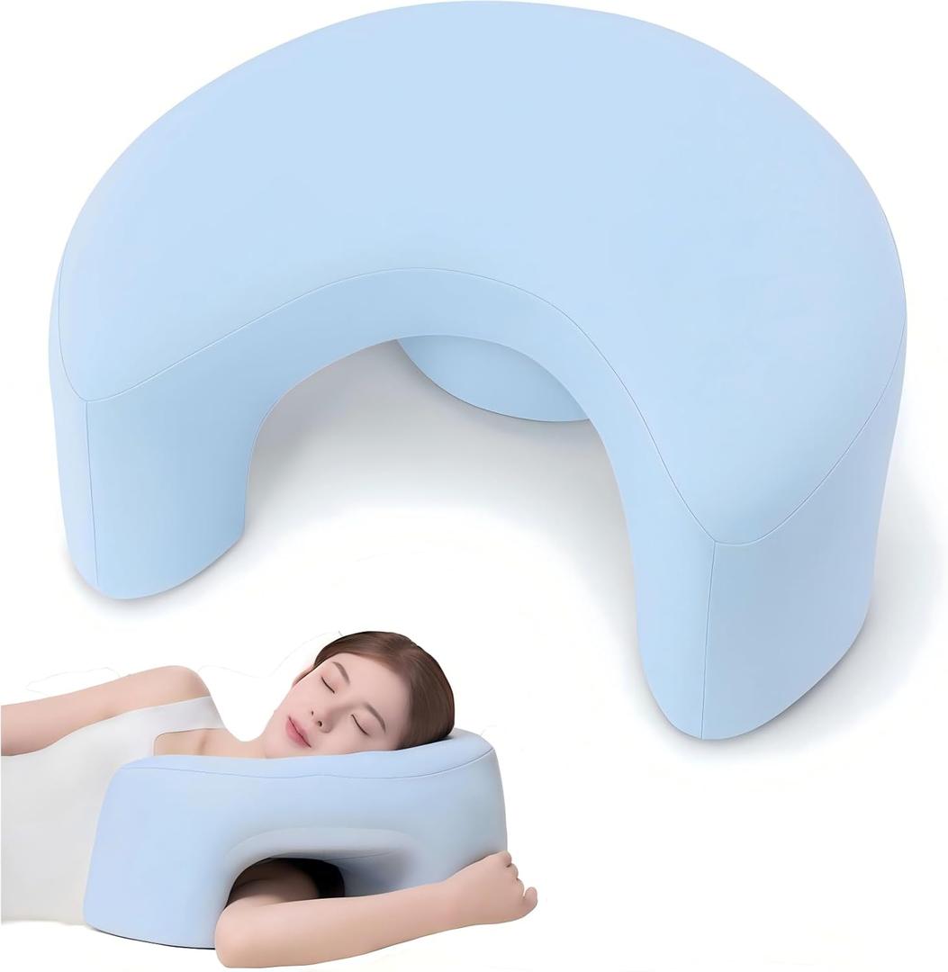 Tijide Side Sleeper Pillow with Arm Hole - 21"x17"x7" Adult Side Sleeper Pillow, Ergonomic Memory Foam Pillow Relieves Neck and Shoulder Pain, Ideal for Side Sleepers