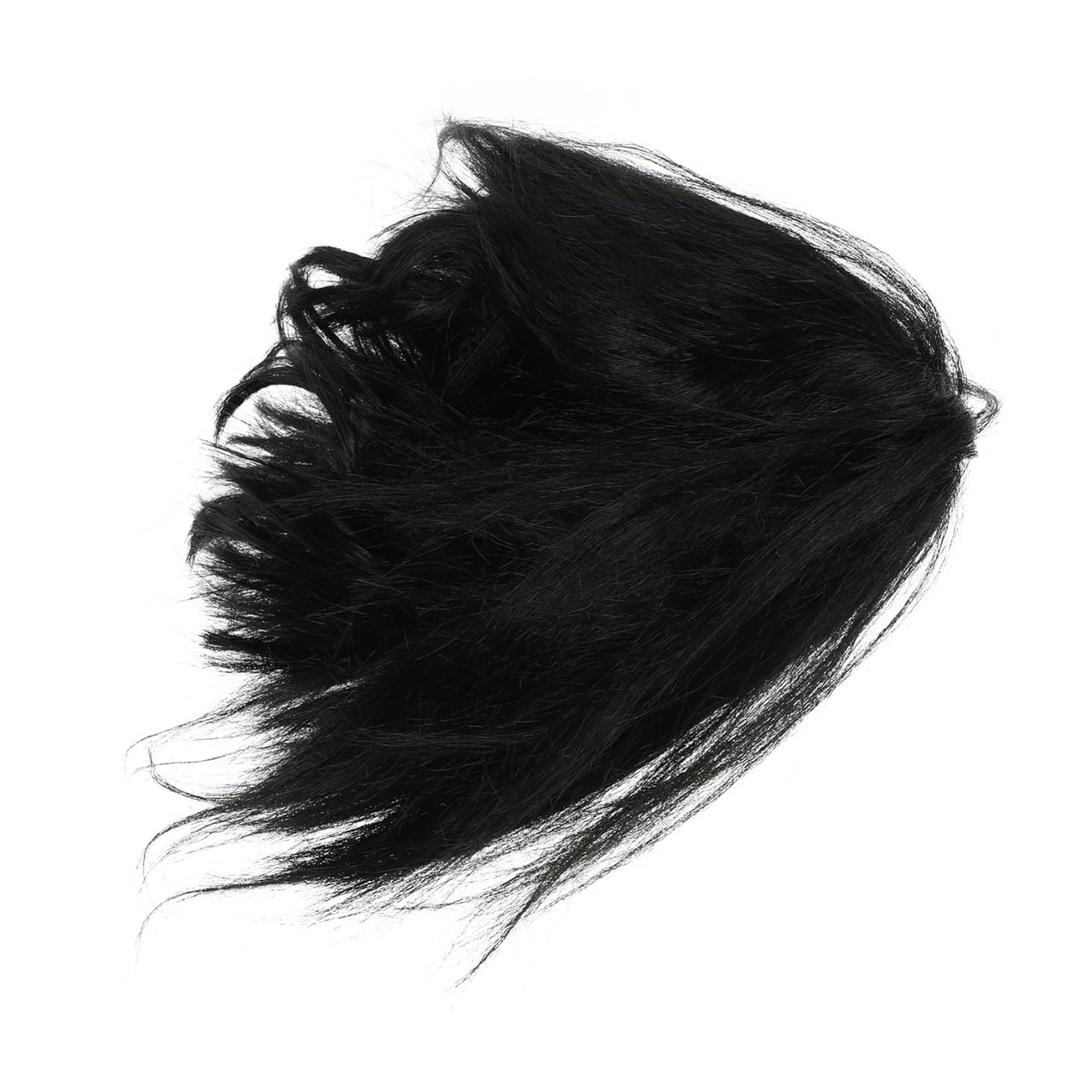 Veemoon Short Black Hair Wig Air for Women Realistic Synthetic Wig for Cosplay Parties and Holidays Comfortable Fit for Everyday Use