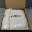 Coop Home Goods Adjustable Latex Pillow Queen, Talalay Latex & Microfiber Fill, Best Pillows for Sleeping, Ergonomic, Naturally Cooling, Eco-Friendly, Medium Firm for Back, Side & Stomach Sleepers (Classic)