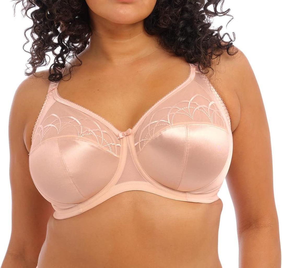 Elomi Women's Plus-Size Cate Underwire Full Cup Banded Bra, Latte, 38F UK/ 38G US Elomi Women's Plus-Size Cate Underwire Full Cup Banded Bra, Latte, 38F UK/ 38G US