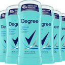 Degree Original Antiperspirant Deodorant Shower Clean Pack of 4 48-Hour Sweat & Odor Protection Antiperspirant for Women 2.6 oz