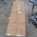 King Size Upholstered Bed Frame with Adjustable Headboard, Faux Leather Platform Bed with Wood Slats, Lychee Grain Leather, No Box Spring Needed, Easy Assembly, Noise Free, Dark Brown