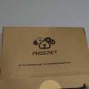 PHOEPET No Pull Dog Harness Medium Reflective Front Clip Vest with Handle, Adjustable 2 Metal Rings 3 Buckles[Easy to Put on & Take Off](M, Red)