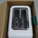 Cuisinart CPT122 2Slice Compact Plastic Toaster, Slots for Bagels & Bread, 7 Shade Settings, Cancel/Defrost/Reheat Functions, Removable Crumb Tray, Small Kitchen Appliance for Home & Office, White
