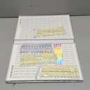 ASTONFOG 308 Colors Nail Swatches Book with 480 Nail Tips Nail Colors Book Professional Nail Display Chart Nail Gel Polish Practice Display Card Book for Nail Polish UV Gel,Nails Art Design