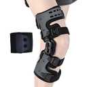 OA Unloader Knee Brace - Arthritis Pain Relief, Osteoarthritis, Bone on Bone Knee Joint Pain, Cartilage Defect Repair, Avascular Necrosis Hinged,Degeneration (Gray Right)