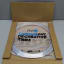 Art3d 20ft Outside Vinyl Corner Trim Peel and Stick for Tile and Wall Edges, Furniture Decoration Stainless Steel