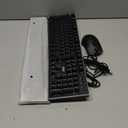 RedThunder K10 Wired Gaming Keyboard and Mouse and Wrist Rest Combo, RGB Backlit, Mechanical Feel Anti-ghosting Keyboard + 7D 7200 DPI Mice+Soft Leather Wrist Rest 3 in 1 PC Gamer Accessories(Black)