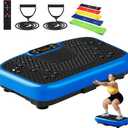 SoftGym Vibration Plate Exercise Machine for Lymphatic Drainage & Fitness
Quiet Heavy Duty 450lbs Capacity Platform, 120 Speeds Shake Machine with Resistance Bands for Home Muscle Activation