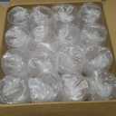 FOCUSLINE 32 Pack Plastic Wine Glasses Stemless, 12 Oz Crystal Clear Disposable Wine Cups, Reusable Plastic Wine Glasses for Parties Weddings, Shatterproof Recyclable and BPA-Free