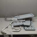 Drive Medical 12011KD-1 Tub Transfer Bench For Bathtub, Height Adjustable Shower Bench with Backrest, Shower Shower Chair Bath Seat for Elderly, Seniors, Arm Support for Transfer, 400 Weight Cap