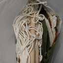 KHOYIME Large Macrame Wall Hanging Boho Woven Tapestry, Chic Home Decor Modern Bohemian Handmade Leaf Feather Wall Art Decorations for Apartment Dorm Living Room Bedroom Nursery Backdrop 39"W X 29.5"L