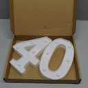 40th Birthday Decorations Woman Man,Marquee Numbers for 40th Wedding Anniversary Decorations,Light up Numbers 40 Sign for Party Backdrop Wall Decor,40 Birthday Centerpieces Table Decoration
