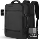 Travel Backpack, Carry On Backpack Airline Approved,Extra Large Expandable Waterproof, 17.3inch Laptop Backpack USB Charging Port, Business College Rucksack Backpack Gifts for Men Women,Black