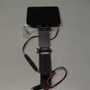 SUNAPEX Solar Panel for Deer Feeder: 12V 2.4W ETFE Waterproof Solar Battery Charger with Indicator Light, Adjustable Mounting Bracket for Game Feeder Timer, Rechargeable Batteries, Camera