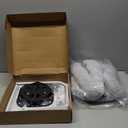 Cat Window Perch, Cordless Cat Hammock Window Seat with Cozy Pad Bed Cover for Indoor Cats, Durable Metal Frame Support Pet Bed with 4 Suction Cups for Large Cats (Cushion Pad Bed - White)