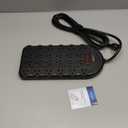 Power Strip, 24 AC Outlets (1875W/15A) with 6 USBs (2 USB-C Ports), ETL Listed, Surge Protector (3,400 Joules), 8 Ft Heavy Duty Flat Plug Extension Cord, Wall Mountable for Home, Office, Black