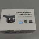 Solar Security Cameras Wireless Outdoor 2K Battery Powered AI Motion Detection 2-Way Talk Color Night Vision WiFi Waterproof SD/Cloud Storage Non-Stop Solar Panel Camera Outdoor Wireless