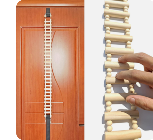 Physical Therapy Finger Ladder for Shoulder Rehab, Over Door/Wall Finger Ladder Physical Therapy for Joint/Muscle Pain Relief, Rehab Equipment for Frozen Shoulder, Rotator Cuff Surgery, Chronic Pain