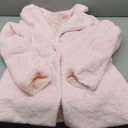 TOPONSKY Womens Winter Warm Lapel Faux Fur With Inner Lining & Buttons Coats (Medium, Cd Light Pink)