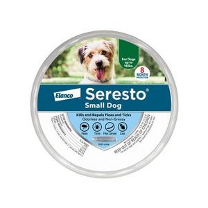 Seresto Small Dog Vet-Recommended Flea & Tick Treatment & Prevention Collar for Dogs Under 18 lbs. | 8 Months Protection