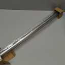 Ivilon Tension Curtain Rod - Spring Tension Rod for Windows or Shower, 36 to 54 Inch. Satin Nickel