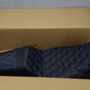 Motocycle Seat Driver & Passenger Seat Fit for Harley Dyna Wide Glide Low Rider Street Bob Fat Bob FXDF Super Glide Custom FXDC 0617 Switchback 1216 Blue Stitching (C-Black& Blue Stitching)