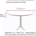 Round Thickened Printed Tablecloth - Stain-Resistant and Waterproof Polyester Picnic Tablecloth for Kitchen, Office and Outdoor Use, 60x60 Inch - (Yellow Sunflower A)