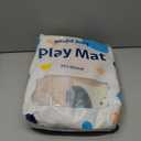 Blissful Diary Baby Play Mats for Floor, 50x50 Inch Crawling Mat for Playpen, Thick Padding Foam Playmats for Babies and Toddlers, Modern Abstract