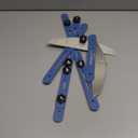 Stair Treads Gauge Template Tool - Stair Jig, Measuring Stair Tool, Shelf Scribe Tool for Stairs, Risers, Shelf and Cutting Drywall, 12In to 60In(Blue)