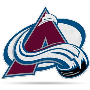 Rico Industries NHL Colorado Avalanche Primary Shape Cut Pennant - Home and Living Room Décor - Soft Felt EZ to Hang, 18x0.10x18