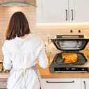 BYKITCHEN Stainless Steel Spatter Shield for Ninja Fg551 Foodi Smart XL Grill, Ninja XL Grill Accessories, Air Fryer Replacement Parts for Ninja 6 in 1 Smart Xl Indoor Grill