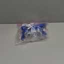 Snorkeling Gear for Kids with Foldable Silicone Full Dry Snorkel, Kids Snorkel Set Anti Leak Youth Junior Snorkeling Package Diving Mask Soft Tube with Mesh Bag Scuba Swimming Goggles (Dark Blue)