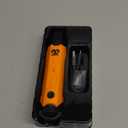 Casfuy 6-Speed Dog Nail Grinder - Newest Enhanced Pet Nail Grinder Super Quiet Rechargeable Electric Dog Nail Trimmer Painless Paws Grooming & Smoothing Tool for Large Medium Small Dogs (Orange)