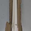 CHICOLOGY Cordless Mini Blinds, 1 Inch Vinyl Window Blinds, Room Darkening & Privacy, Easy Install with Adhesive Brackets, Child Safe, for Windows, Doors & Campers, Alabaster,26" W x 72" H (Alabaster (Commercial Grade))