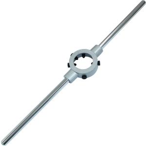 Die Stock Handle Wrench, 2.17 Inch / 55mm Adjustable Die Holder Tool, Metric M22 - M26 Heavy Duty Round Threading Tool