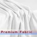 HolidayIdeas 2 Pack Fitted Table Clothes - 48 x 30 Inch - White Rectangle Tablecloths for 4 Foot Tables, Polyester Fabric Tablecloth for Folding Table, Parties, Birthday, Wedding, Trade Show