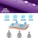 Kids Rain Jacket, 2 Pack Rain Ponchos for Kids - Reusable Raincoats for Boys and Girls Waterproof Outdoor Rain Gear (6-11 Years, L: Pink + Purple)