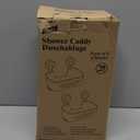 TAILI Shower Caddy Suction Cup 2 Pack, Heavy Duty Bathroom Organizer, Removable Shelves for Inside Shower, Shampoo, Waterproof Suction Plastic Storage for Bathroom Accessories Holder, White