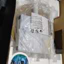 Rfiver Swivel Floor TV Stand with Mount for 28-60 inch TVs up to 88 lbs, Height Adjustable Tall TV Stand with Wood Base, Saving Space Design for Bedroom, Living Room and Corner, White