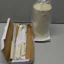 Knife Set, 6-Piece Kitchen Knife Set, German High Carbon Stainless Steel, Durable & Easy Clean Knife Block, Cream