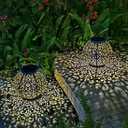 Go2garden Big Solar Outdoor Lanterns Waterproof, Gifts for Dad Mom Garden Yard Decor Lights for Patio,Balcony Party Ornaments, Birthday Mothers Day Gifts for Wife Grandma (1 Pack, Teal Blue)