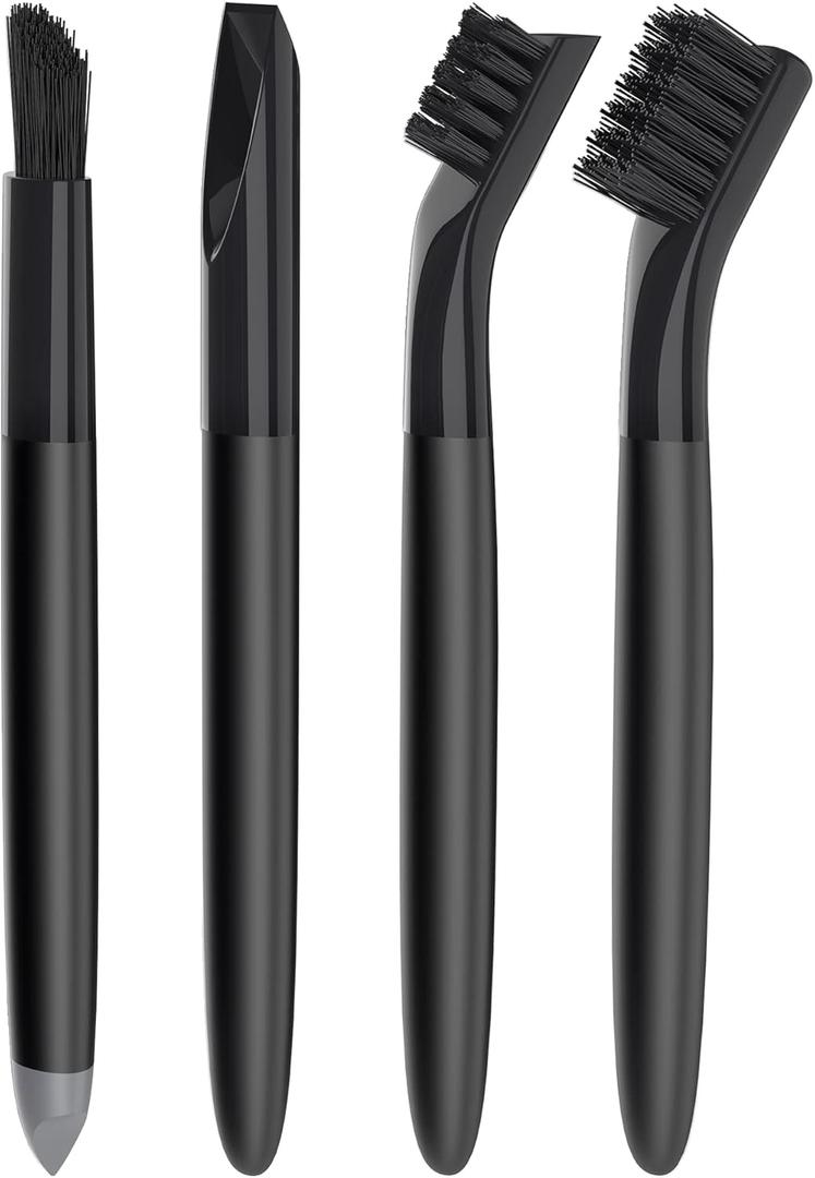 MR.SIGA Grout Cleaner Brush Set - Detail Cleaning Brush Set for Tile, Sink, Drain, Grout and Edge, Crevice Cleaning