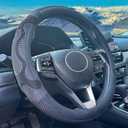 Car Steering Wheel Cover for Chevy Silverado 1500 2500 3500, Tahoe, Equinox,Traverse,Colorado, Automative Accessories for Chevy, Sporty Design