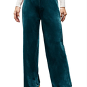 Velvet Pants for Women Dressy Women Casual Wide Leg Pants Stretchy High Waisted Velour Palazzo Pants ,Size L